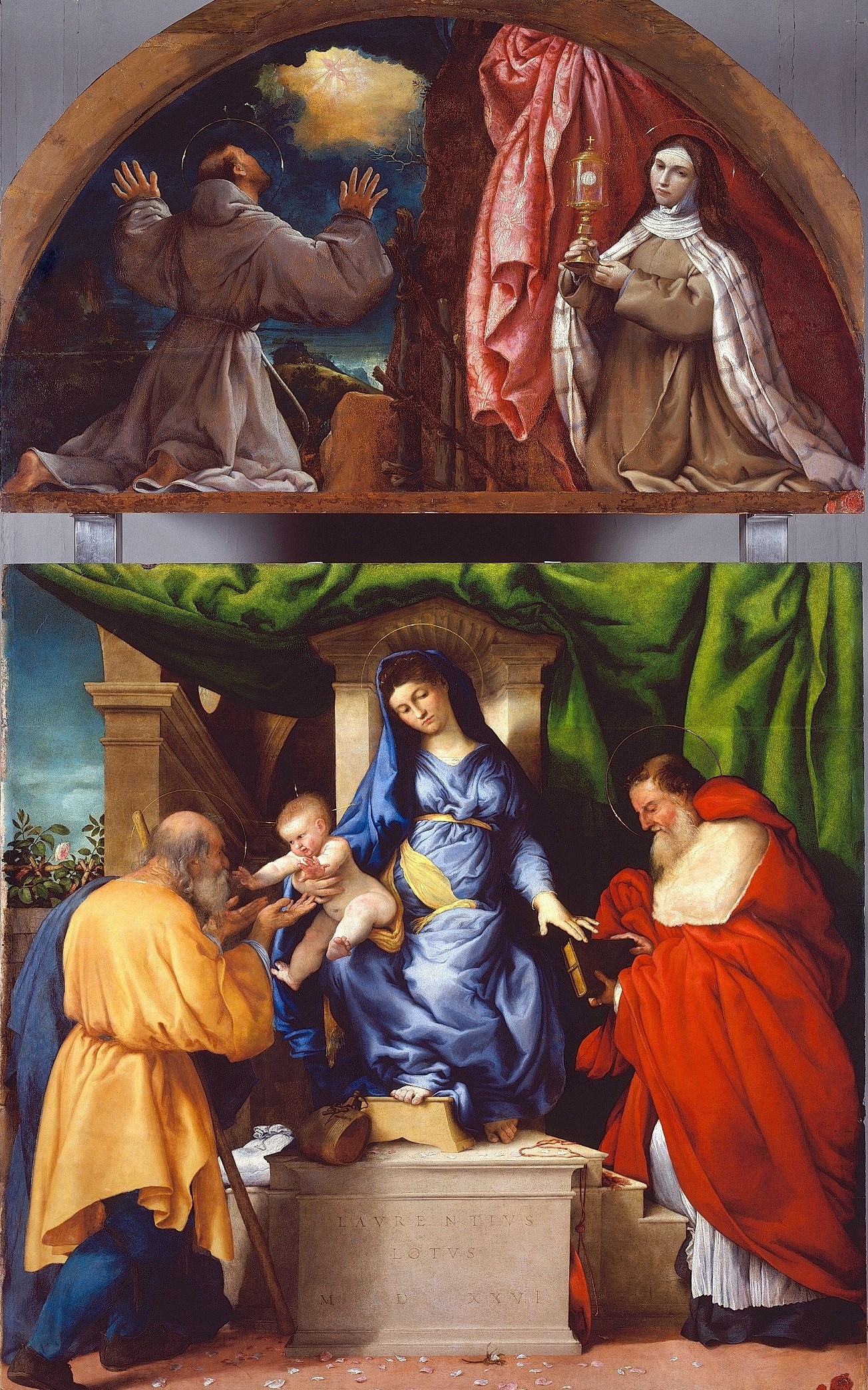 Lorenzo Lotto - Madonna delle rose